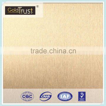 China Supplier 201 304 316 430 Pvd Color Coating Stainless Steel Sheet for Elevator