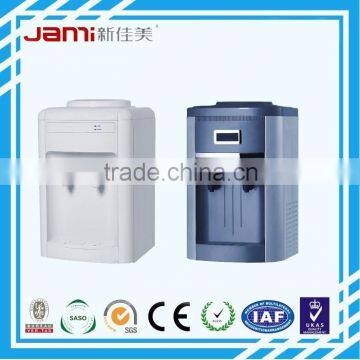 Compressor cooling or electronics cooling desktop hot and cold water dispenser