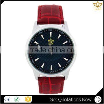 China manufacture waterproof genuine leather analog display Japan movement quartz watch ladies Y019