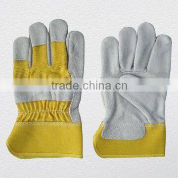 Cow Split Leather Half Lined Full Palm Labor Glove photo-2