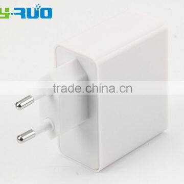 3.4A multi usb ports travel charger with EU/US plug for mobile phones