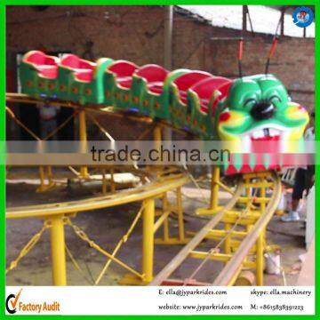 fun fair equipment track train kids fruit worm train for sale