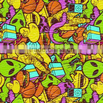 TSAUTOP 0.5M/1M Width New Arrival Cartoon Dollar Design Hydrographic Film Hydro Printing Film Water Transfer Printing Film P2121 photo-4