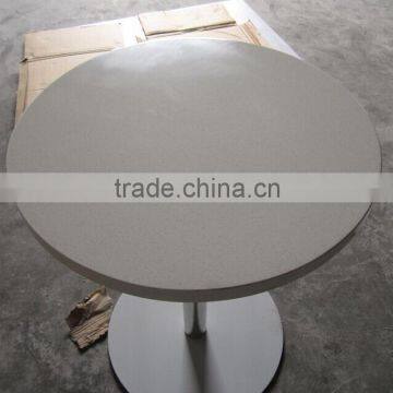 Artificial Marble Top Dining Table,Restaurant Table,Solid Surface Round Tables photo-3