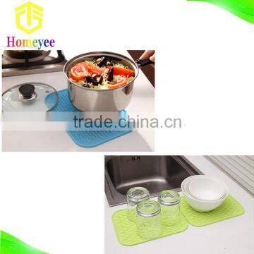 Practical heat resistent silicone place mat