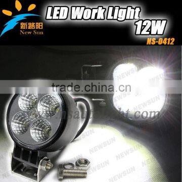 IP68 Waterproof 12w C ree Offroad Led Work Light For Tractor,Forklift,Off-road,Atv,Excavator,Heavy Duty Equipment Etc