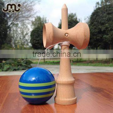 Beech Wood Blue With Green Stripe Kendama,high Quality Custom Kendama,kendama Striped