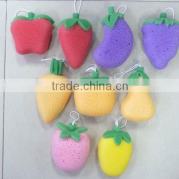 fruit bath sponge