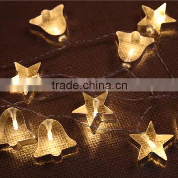 Lightup Christmas Night Star Bell decorative LED String Light