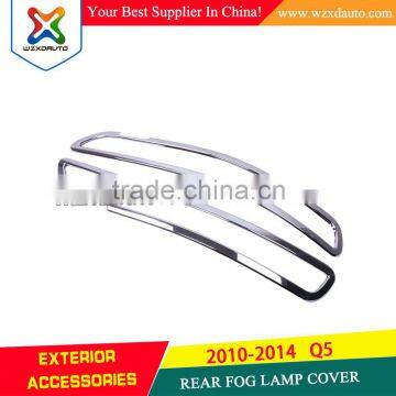 Chrome Rear Tail Fog Light Lamp Cover Trim 2pcs REAR FOG LAMP COVER FOR Q5 CAR 2010-2014 2010 2014