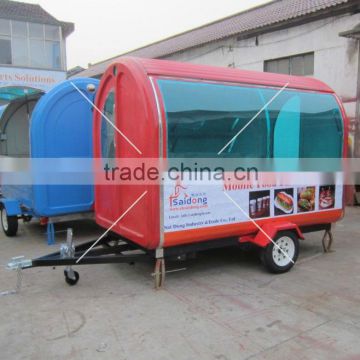 Discount Hamburger Carts Kiosk Fast Food Van/Mobile Food Cart for Sale