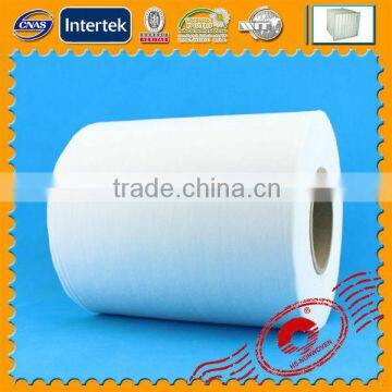 spunlace nonwoven fabric as filtering material