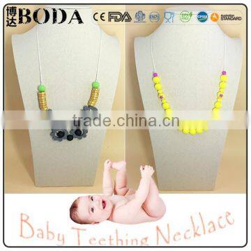 Personalized Teething Amber Silicone Necklace photo-6