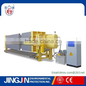 Hydraulic power press machine for waste water treatment