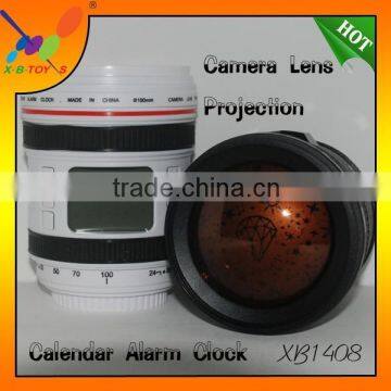 2015 Newest Design Camera Lens Shape LED Star Colorful Projector Musical Night Light for Baby Calendar Alarm Clock photo-6