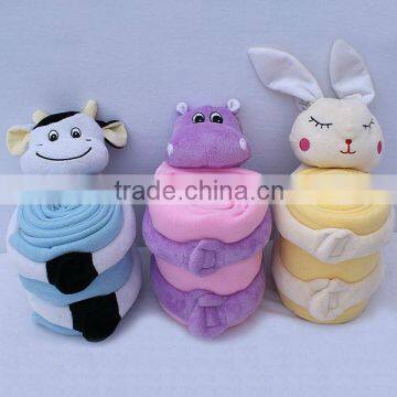 Animal baby toy blankets