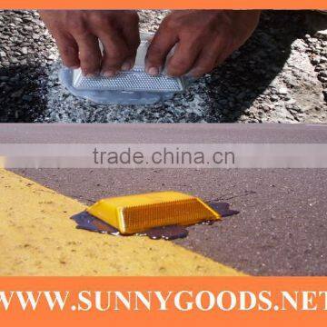 two reflective sides plastic highway road reflector