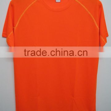 100% polyester football/badminton sport muscle t-shirts