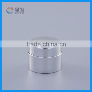 Plating double wall small cosmetic jar