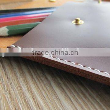 2016 Good Quality Customized Genuine Leather Pen Case photo-4