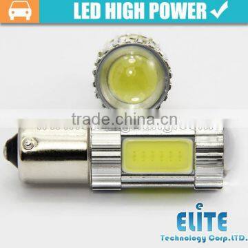 Popular high bright 7.5w 11W 1156 1157 COB light bulb ba15s led