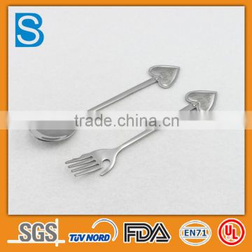 small stainless spoon fork gifts set