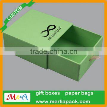 Stationary Box W/pull Out Drawer Storing Envelopes Paper Note Cards Postcard Boxes