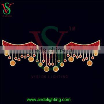 2016 New Latest 2D Motif Cross Street Led Light Hanging Star Street Light for Outdoor Street Decoration photo-2