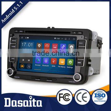 7 Inch 2 Din Bluetooth Version 2.0 Car Dvd Player With GPS for VW Skoda