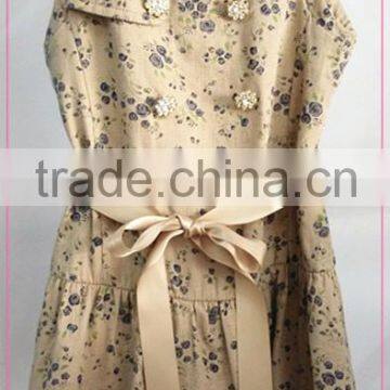 Children Girl Fashion Flower Print Dress photo-2