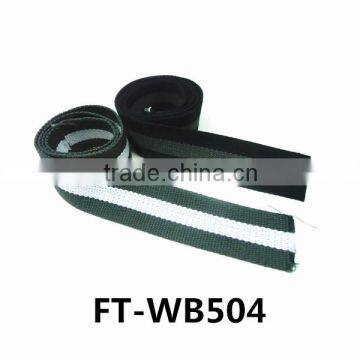 Polyester Webbing, Striped Ribbon, sp Yarn Webbing Belt FT-WB504