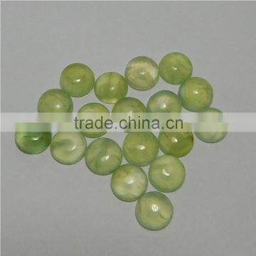 NATURAL PREHNITE CABOCHON GOOD COLOR & QUALITY 8 MM ROUND LOT