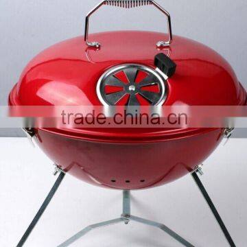 Powder Coated Finishing Indoor 14inch Kettle Charcoal BBQ Grill photo-3