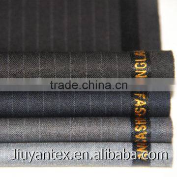 New Trw Man Super Wool Cashmere Stripe Woven Weave Exclusive Indonesia Fashion Style Lady Coat Pant Suiting Textile Cloth Fabric photo-3