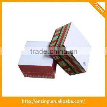 Onzing good quality 8x8x8 loose leaf paper cube for office