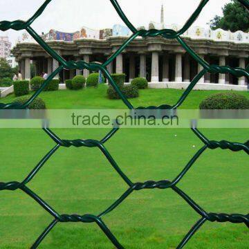 Galvanized and pvc coated hexagonal wire netting