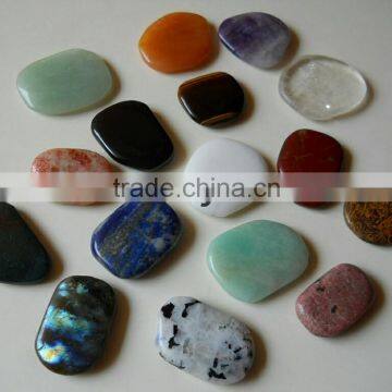 Mix Gemstone Uneven Shape Palm Stones
