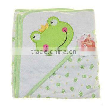 infant wrap, baby bath towel, cool animal design frog baby blanket