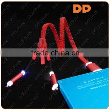 New Products 2015 Two Sided LED Usb Cable for Smartphone