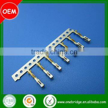 Gold plated wire stamping soldering terminal