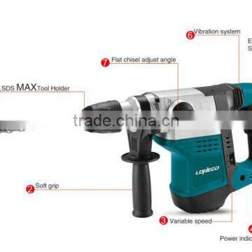 Speed Control Model 1200W 40mm Portable Rotary Hammer photo-2