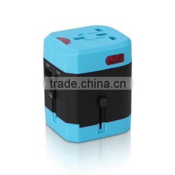 High quality dual port usb travel wall charger travel usb desktop charger