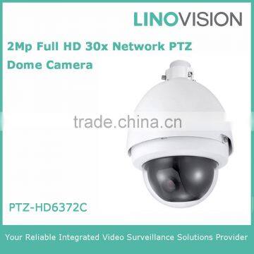 2Mp Full HD 30x Optical Zoom PTZ Dome IP Camera