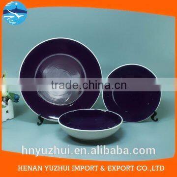Color Glaze 12pcs dinner set in stock
