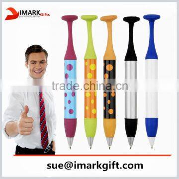 special shape novelty plastic ball pen for promotion/ logo printed plastic ballpoint pen