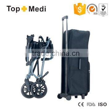 2016 Travel Model Folding Manual Aluminum Wheelchair/Sillas de Ruedas Desmontable