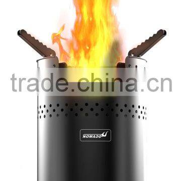 Heat Powered Stove Fan Stove Biomass Camp Stove Stainless Steel Portable Stove That Cook Rice in 15 Minutes by Woods Army Color