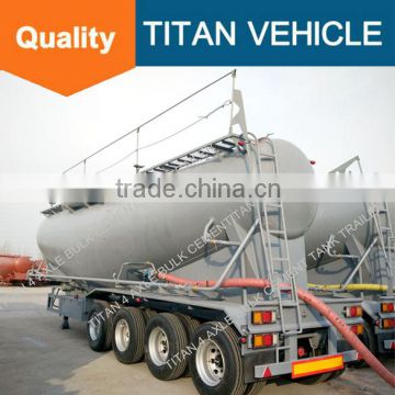 Heavy duty 3 axle low bed trailer lowbed semi trailer , 60 ton to 100 tons low loader truck trailer for sale