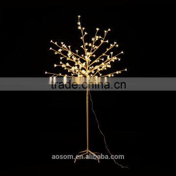 HomCom 4ft Warm White LED Cherry Blossom Tree - White