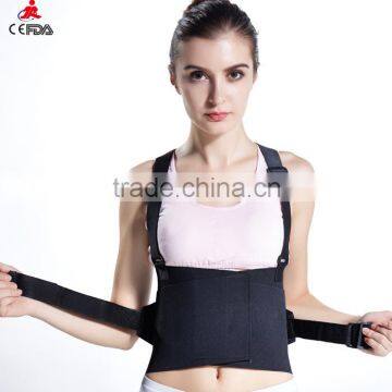 breathable Adjustable lower back lumbar support waist trimmer belt orthopedic waist belt for back pain